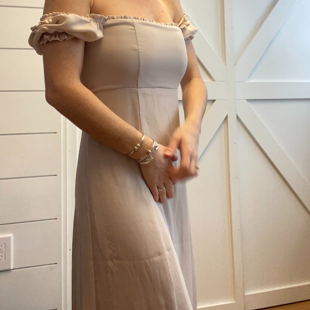 Mumu xxs - Maxi dress - Cream color